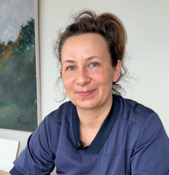 Magdalena Madison, nyligen färdig specialist i handkirurgi.